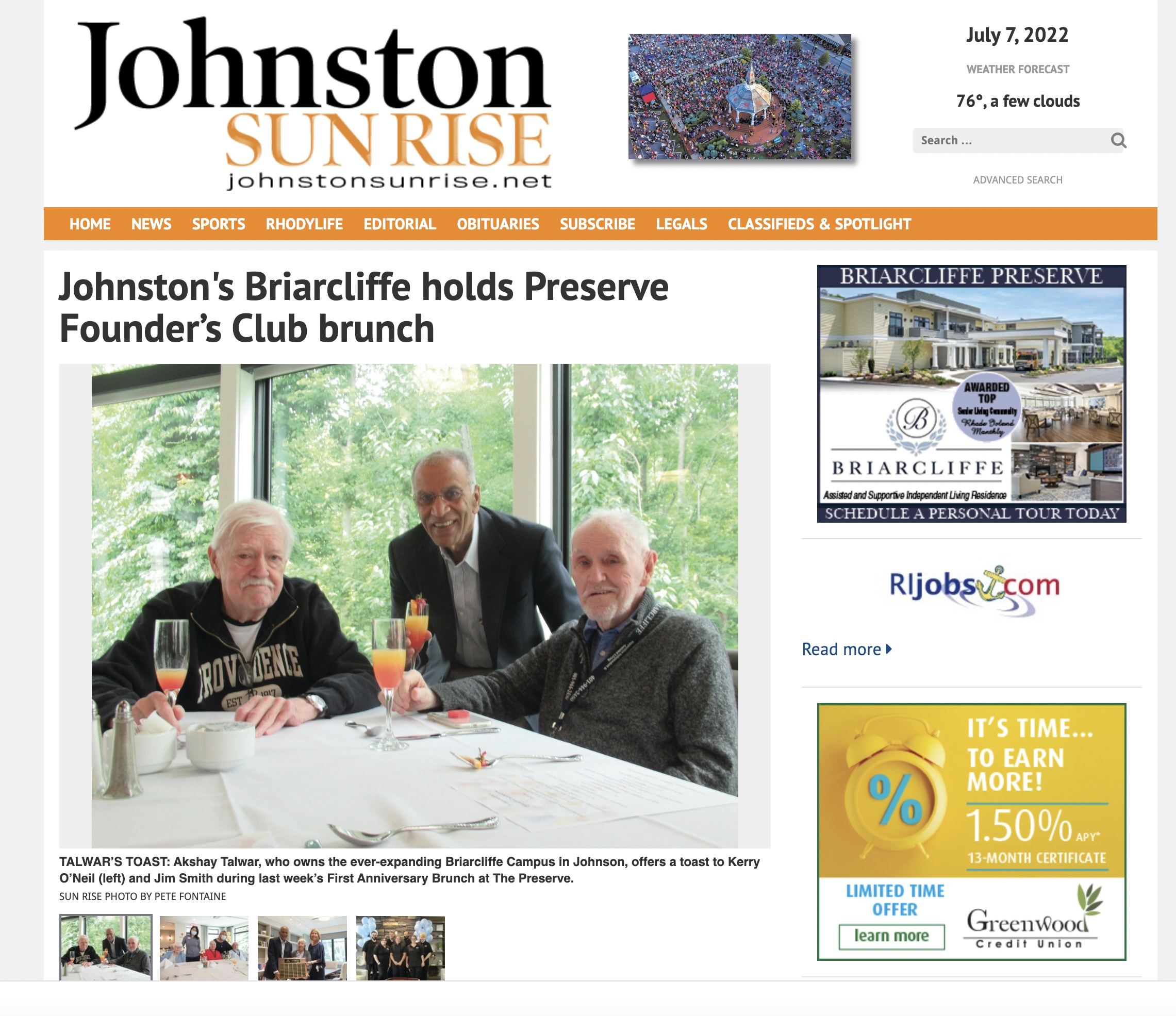 Briarcliffe Preserve Founders Club Brunch Celebrating 1 Year Anniversary